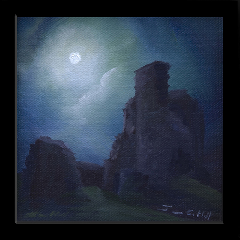 2012 Glasgow Castle Ruins.jpg :: An original oil painting of the famous Blarney Castle in Ireland