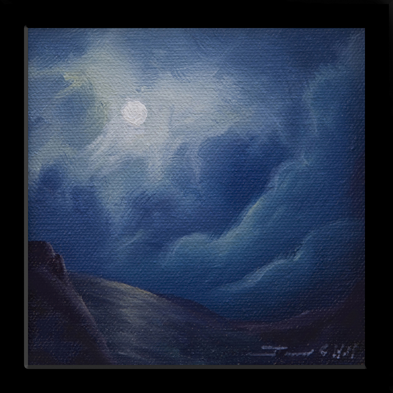 2012 LG Anchient Ruins.jpg :: A painting of a anchient ruins at night