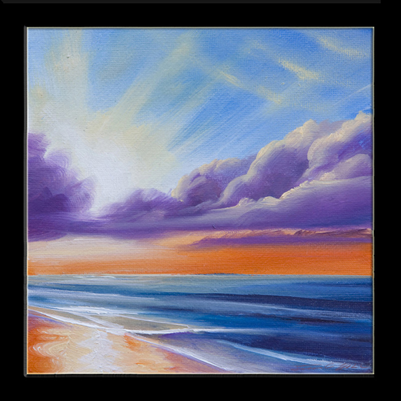 2012 LG Botany Bay Shoreline.jpg :: A painting of a shoreline in Botany Bay, Hilton Head Island, SC