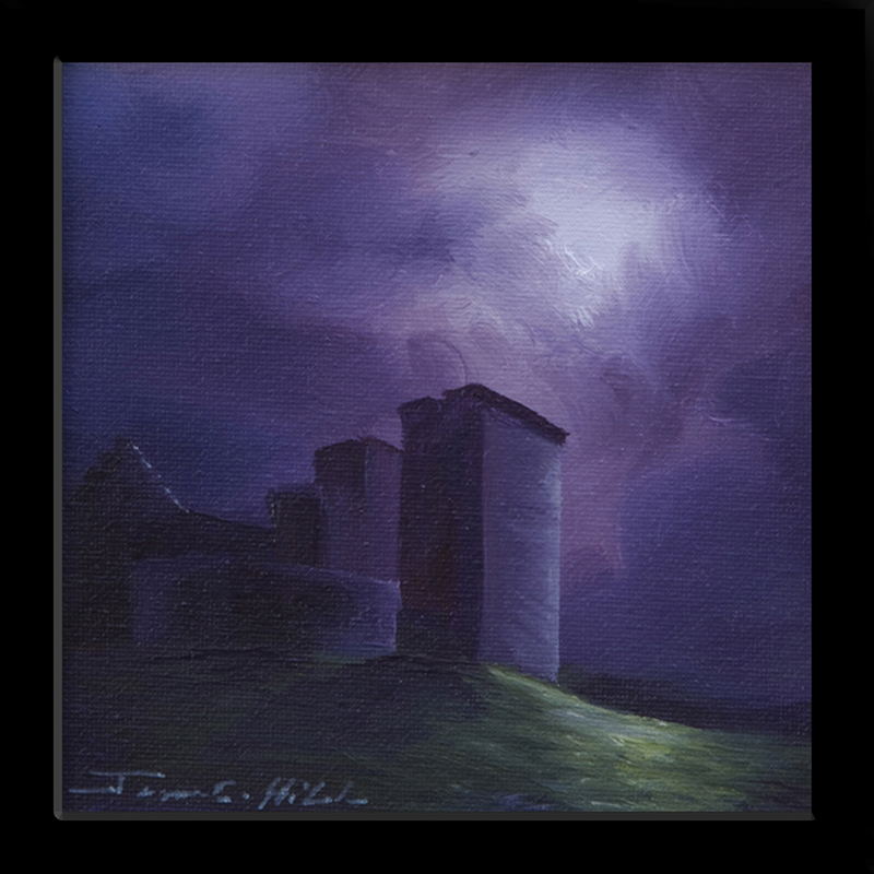 2012 LG Castle 2.jpg :: An original oil painting of Ruins of a Castle in Ireland