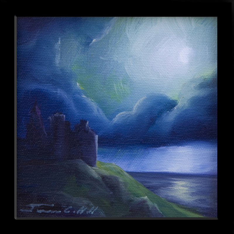 2012 LG Danure Castle.jpg :: A painting of a Scottish Castle
