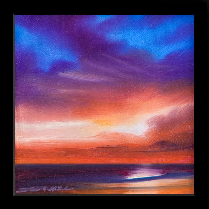 2012 LG FireSky III.jpg :: A painting of an ocean sunset