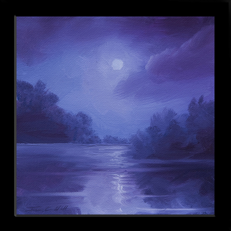 2012 LG Magenta Moon III.jpg :: A painting of a Magenta Moon III