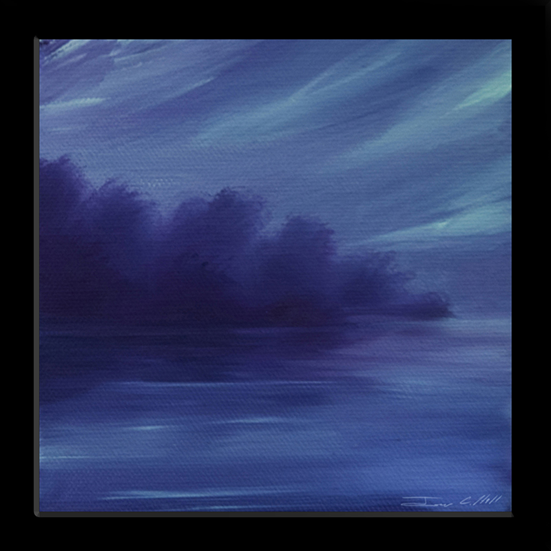 2012 LG Moonscape Lakeside.jpg :: A painting of a moon over a lake