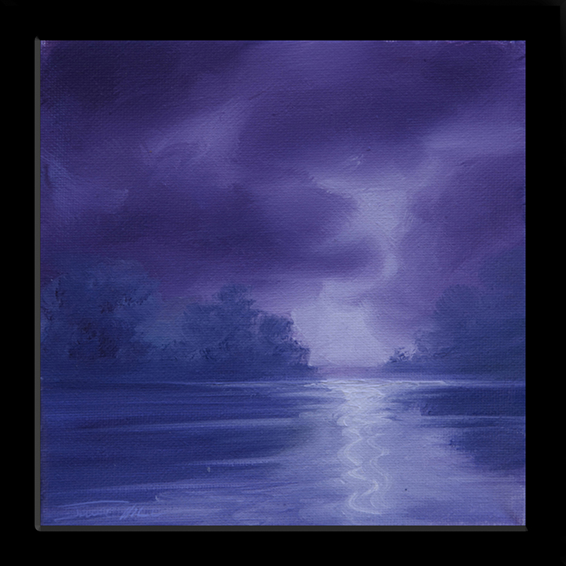 2012 LG Riverside.jpg :: A painting of a riverside