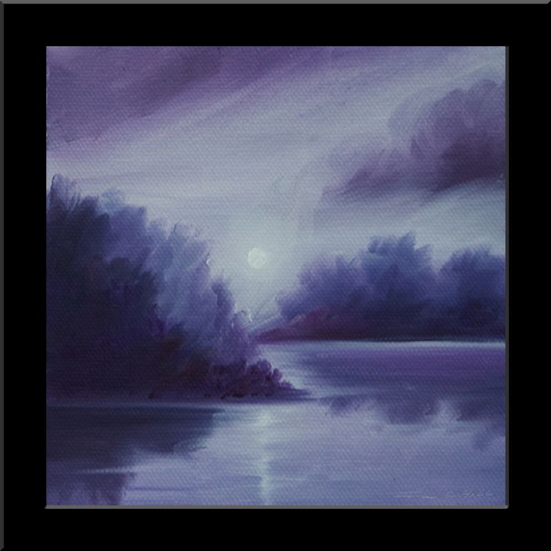 2012 Moon Lake III.jpg :: Moon Lake II - 6 x 6 - Oil on Canvas - SOLD - Prints and Giclees Available in similar sizes