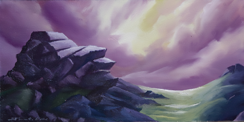 2012 Stones of Baskerville.jpg :: A painting of anchient monolith stones in England