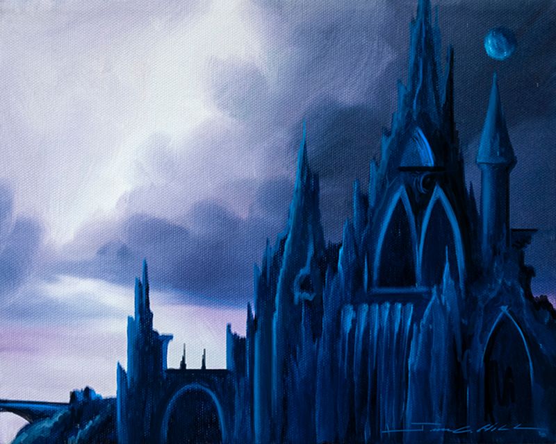 Dartonian Castle.jpg :: Dark Castle high on the mountain.