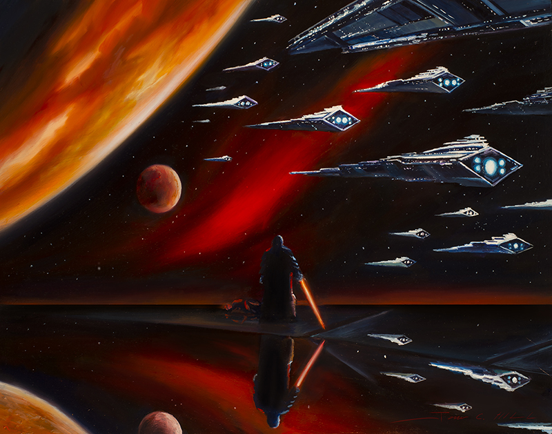 Invastion of Korriban.jpg :: Paiinting of the opening scene of the invation of Korriban