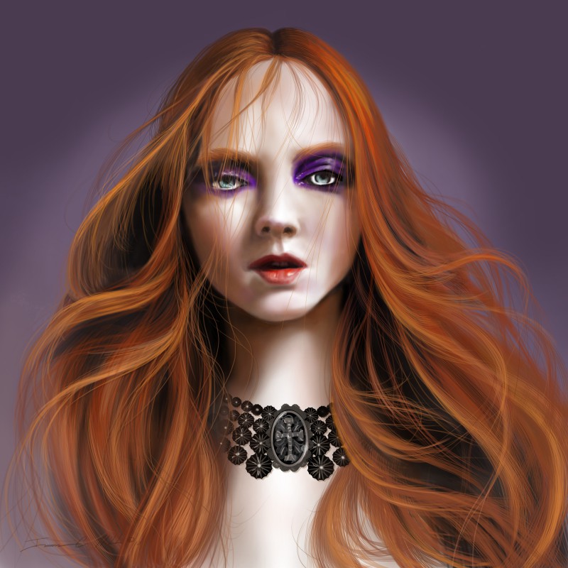 Lucy Westenra.jpg :: A potriat of a beautiful socialite girl named Lucy Westenra from the Novel - Dracula