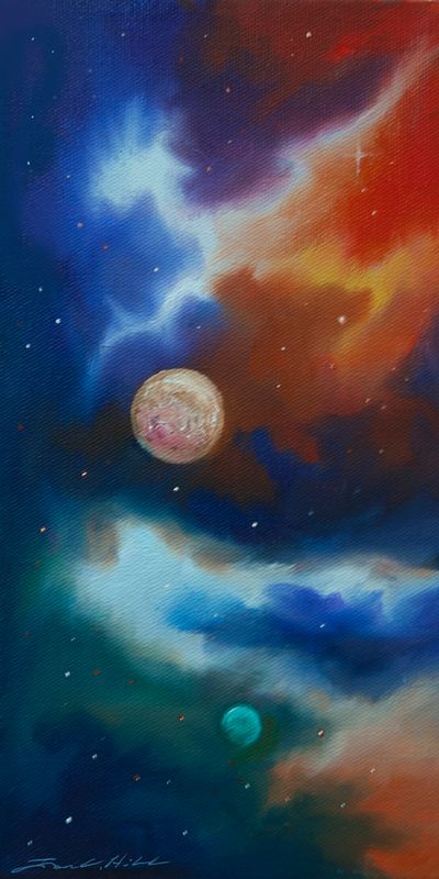 NGC-1447A.jpg :: A powerful storm of creation depicting the creation of the universe metaphorically