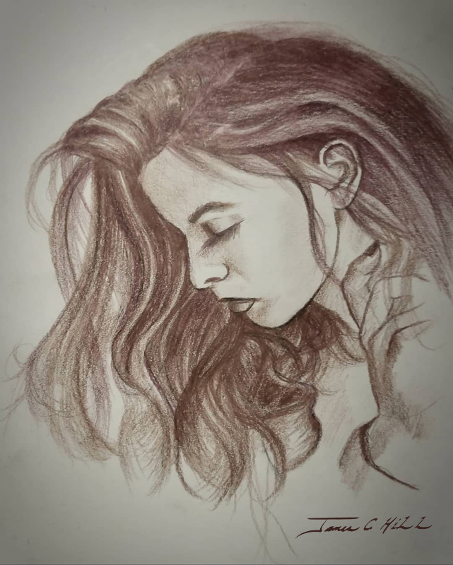 Savanah_Savanah_1998 Sketch2 (1).jpg :: A portrait sketch of Savanah_Savanahhttps://www.instagram.com/savanah_savanah_1998/