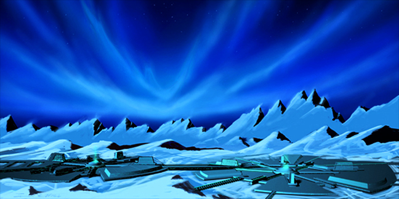 Tanarov City.jpg :: A concept rendering of a city on the artic pole