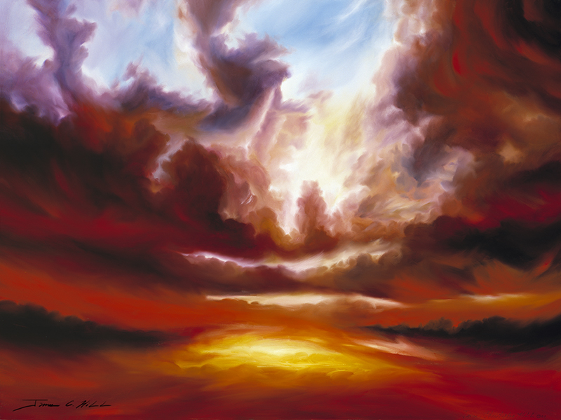 The Cosmic Storm I - 36 x 48 - Original Oil Painting - SOLD.jpg :: A 36\