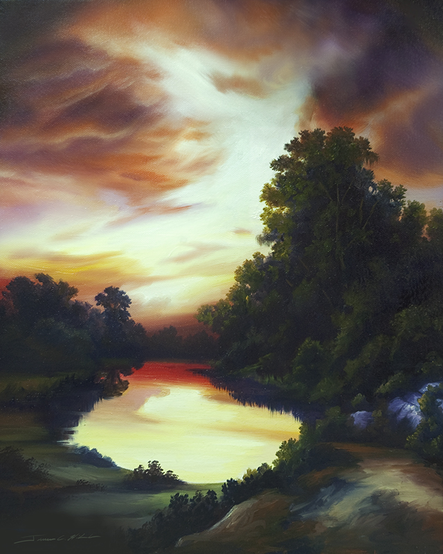 Turners Sunrise.jpg :: A beautiful clearing in America - an homage to 19th century realists - 16\