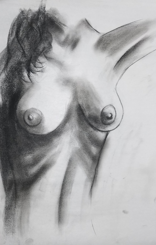 Female Breast by James Christopher Hill.jpg :: Study of Female Breast. 