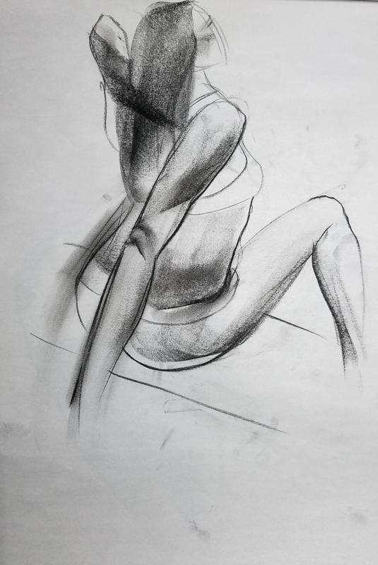Figure Pose 128.jpg :: Pose Study, Gesture, 