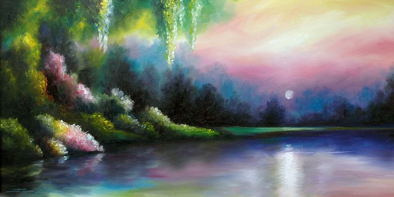 Garden of Eden I - Original Sold - Prints Available.jpg :: A 15\