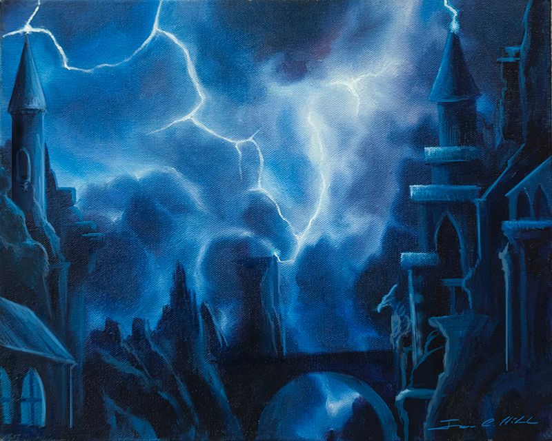 Heisenburg Castle.jpg :: Painting of a German Castle - Oil on Canvas - 11 x 14 - $450.00 (SOLD)  - Prints and Giclee's available in various sizes for purchase 