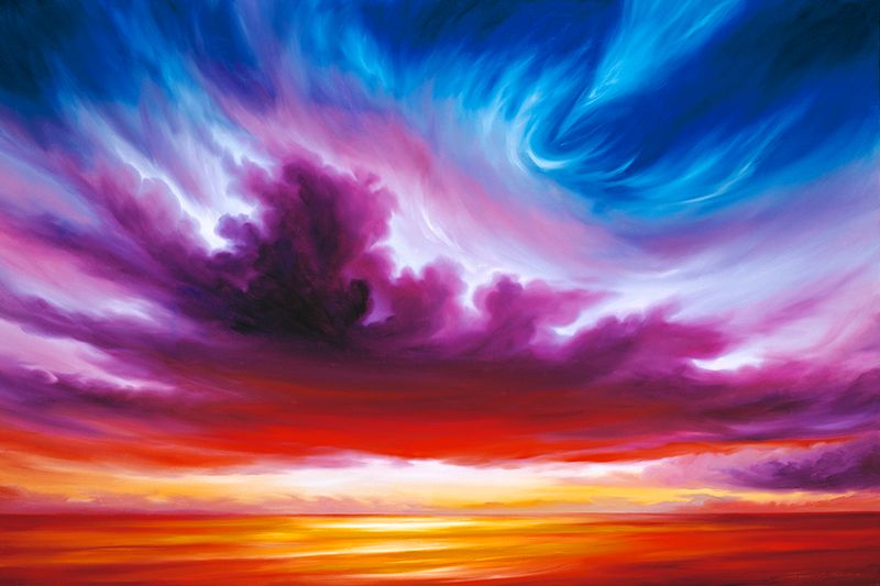 In the Beginning - 48 x 36 - SOLD - Prints available in various sizes and materials.jpg :: Painting 4 of the Genesis Series- 48 x 36 - Original Oil Painting - SOLD - Prints available in various sizes and materials. 
