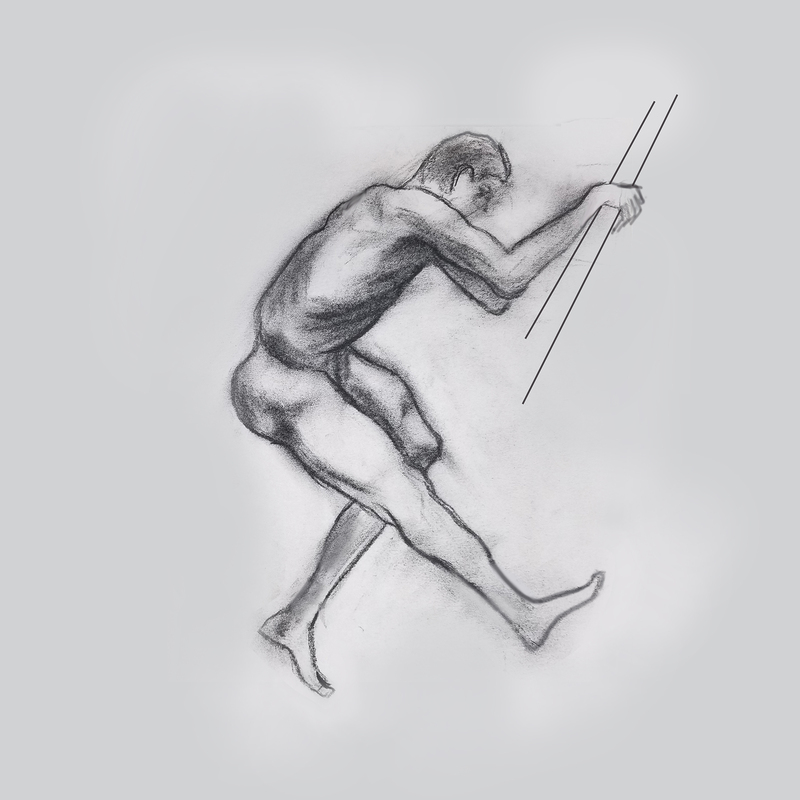Male Figure Study 133.jpg :: A figure study