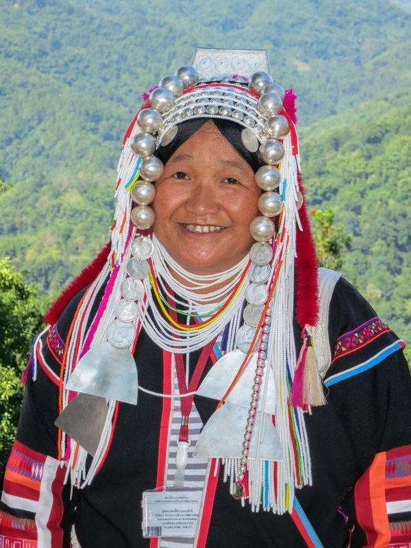 tailandia_IMG_3608.jpg :: Woman from Akha ethnic group. Chiang Rai region - Thailand.