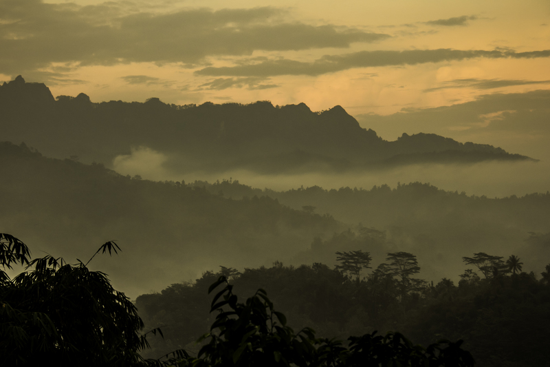 paisaje_indonesia_IMG_3221.jpg :: Sunrise at Borobodur. Java. Indonesia.