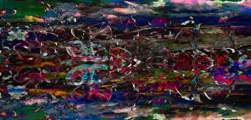 Composit_A10.jpg :: A composition of images form an abstract low key image.