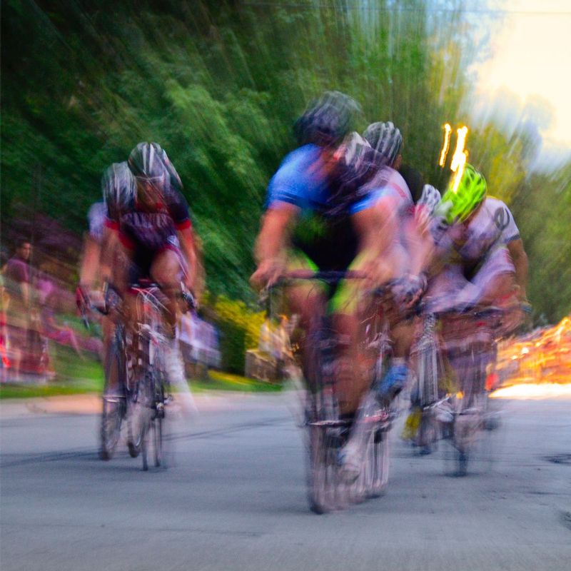 Rush.jpg :: Each year at designated times, planned years or days in advance, cyclists will turn the streets of a city or the back roads of a quiet countryside into a blur of colors as they compete for a space on the winners podium, and the dream of one day being respected by their peers.