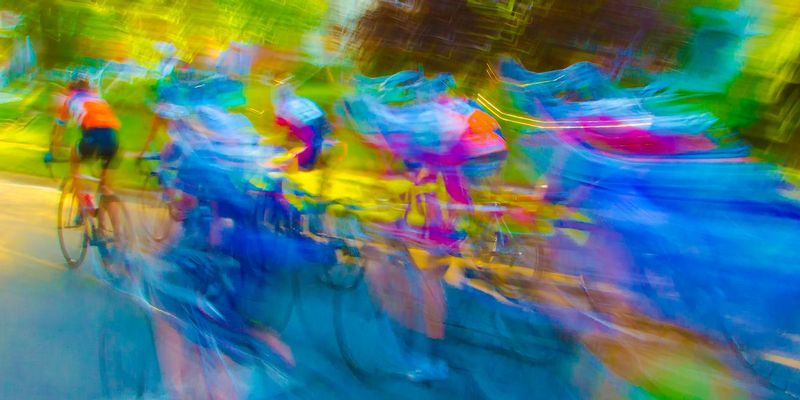 Swooosh_RF.jpg :: Each year at designated times, planned years or days in advance, cyclists will turn the streets of a city or the back roads of a quiet countryside into a blur of colors as they compete for a space on the winners podium, and the dream of one day being respected by their peers.