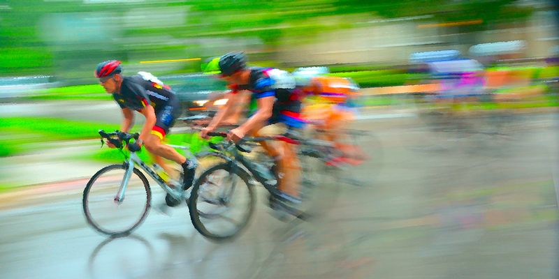 TheChase.jpg :: Each year at designated times, planned years or days in advance, cyclists will turn the streets of a city or the back roads of a quiet countryside into a blur of colors as they compete for a space on the winners podium, and the dream of one day being respected by their peers.