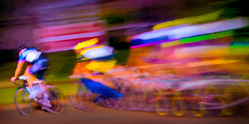 Try to KeepUp.jpg :: Each year at designated times, planned years or days in advance, cyclists will turn the streets of a city or the back roads of a quiet countryside into a blur of colors as they compete for a space on the winners podium, and the dream of one day being respected by their peers.