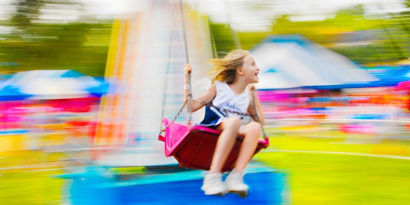 Wish I Could.jpg :: The giant swing - would really make me ill - but she sure does look like she is having fun - I will just have to be satisfied to be entertained by the image.