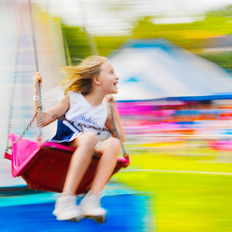 WishICould.jpg :: The giant swing - would really make me ill - but she sure does look like she is having fun - I will just have to be satisfied to be entertained by the image. 