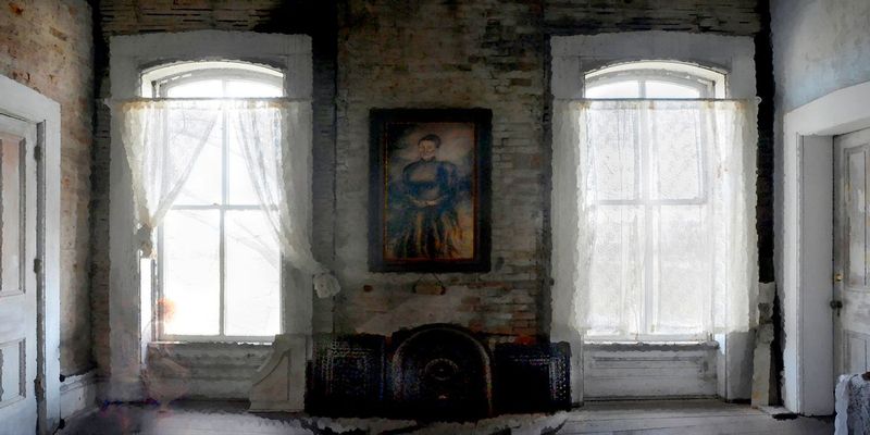 OnceHerRoom.jpg :: The house - she grew up there - until - it was her happy place - she does not want to leave.