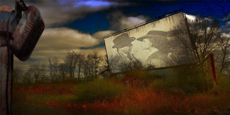 SummerNights.jpg :: Gone but not forgotten - A Saturday night, Dote is elected to drive, again, cause he has the wheels with the biggest trunk. Maybe if we ask our parents or pooled all our savings we could pay the admission for all and still have enough to splurge on the pricy popcorn, dogs, and pop - but that wasn't the point. We stop down the road about a mile and everybody heads to the rear of our trojan horse except Dote and Kathy. As long as we are quiet and spider doesn't fart again, we will be fine. \