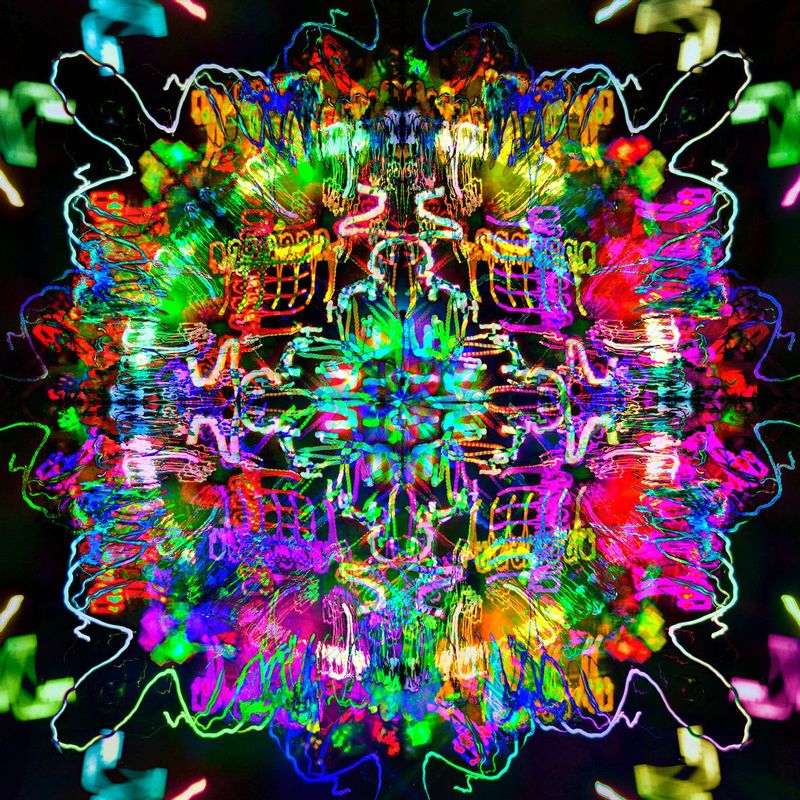 random symmetry.jpg :: Color in motion, Random stain glass window.