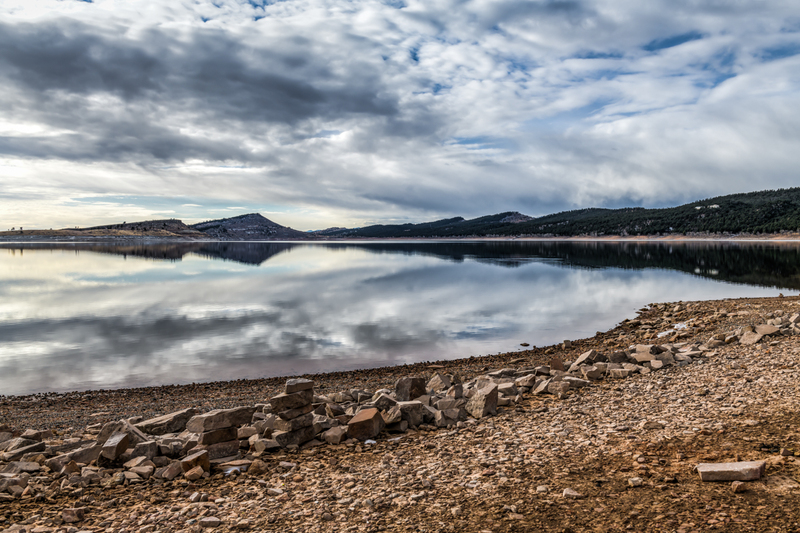 Carter in Peace.jpg :: Carter Lake, Larimer County Colorado, enjoys her winter vacation free from the recreationists of summertime. 