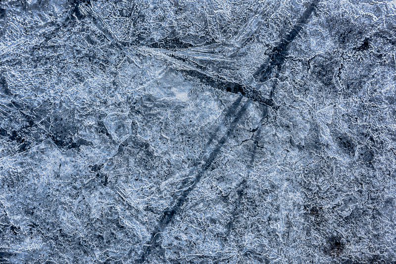 Shadow On Ice.jpg :: A close and personal look at nature's beautiful creations in ice.