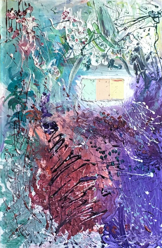 1984-4  36x24  Acrylic Media on Canvas Board Chrome Frame.jpg