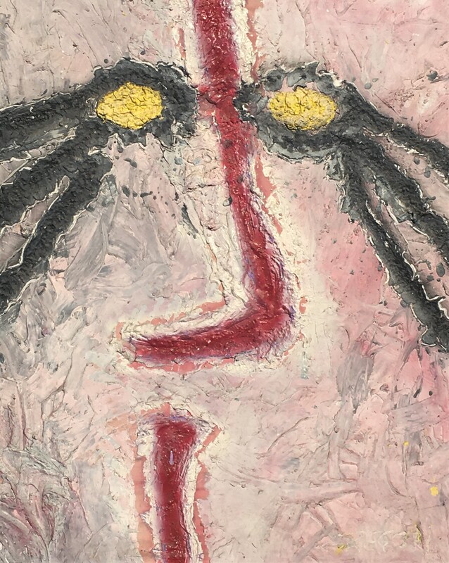 1986-Face 3  58x45  Oil Wax On Canvas Stretched On 2 Inch Bars.jpg