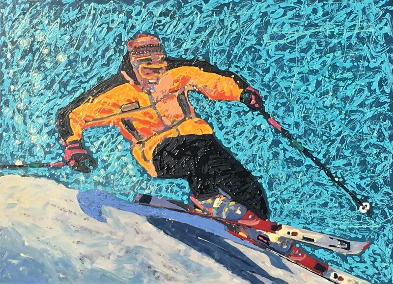 1991-Downhill  30x44(1).jpg