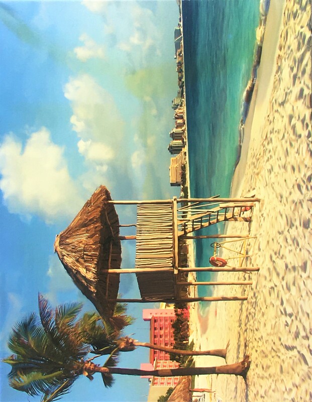 2005-Cancun Beach Landscape  28x36.jpg