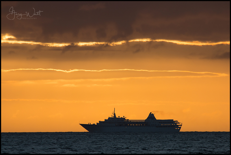 ship.jpg :: Passing Ship, Aberdeenshire, Scotland.