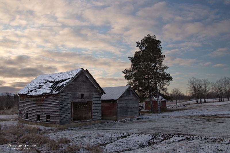 See Thru Barn with Snow.jpg :: See Though Barn with Snow in Manchester Township Michigan
