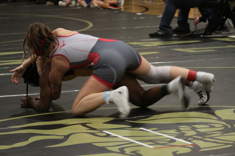 2026 Lafayette Fred Ross Boys and Girls Invitational LXII.jpg :: 2026 Lafayette 'Fred Ross' Invitational For both boys and girls. Fred Ross (Coach Ross) was a Wrestling High School Coach at Lafayette High School. Coach Ross coached Little League wrestling as well as High School. A staff of referees officiated the matches. The tournament was exciting with both boys and girls in the same gymnasium girls on one end of the gymnasium and the boys on the other side of the gymnasium. Wildwood, Missouri, United States 01-10-2026 