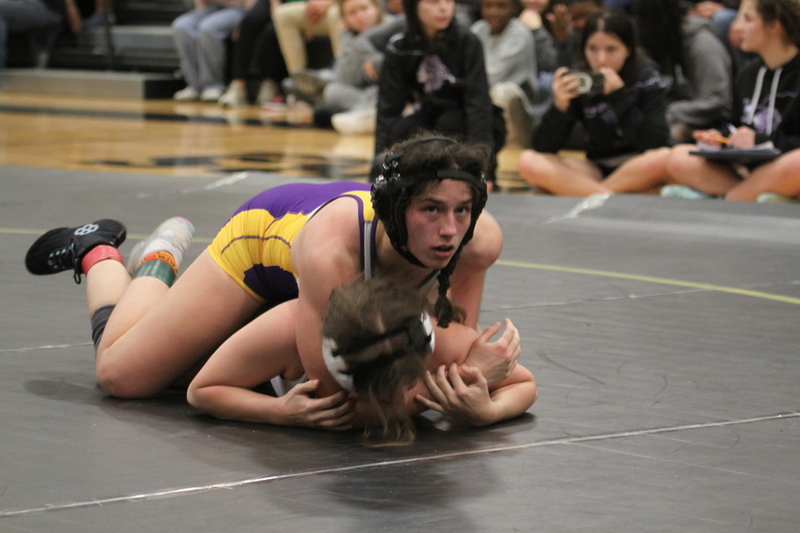 2026 Lafayette Fred Ross Boys and Girls Invitational LXXXXI.jpg :: 2026 Lafayette 'Fred Ross' Invitational For both boys and girls. Fred Ross (Coach Ross) was a Wrestling High School Coach at Lafayette High School. Coach Ross coached Little League wrestling as well as High School. A staff of referees officiated the matches. The tournament was exciting with both boys and girls in the same gymnasium girls on one end of the gymnasium and the boys on the other side of the gymnasium. Wildwood, Missouri, United States 01-10-2026 