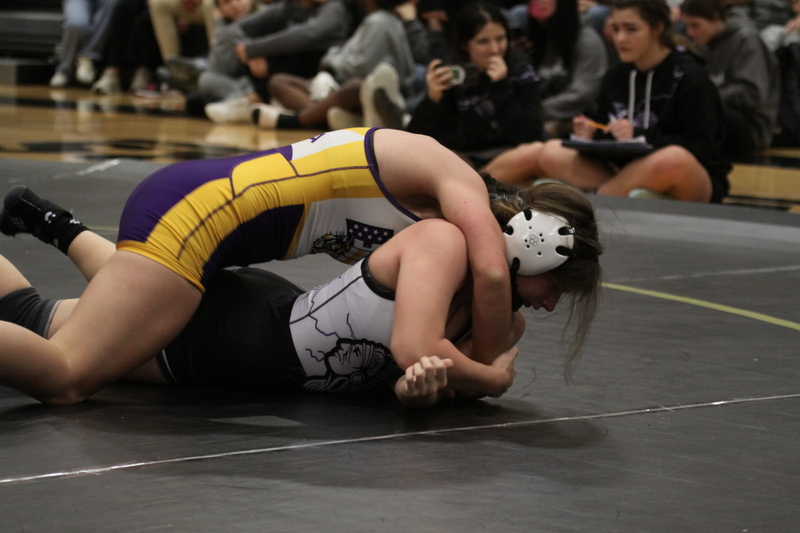 2026 Lafayette Fred Ross Boys and Girls Invitational LXXXXIII.jpg :: 2026 Lafayette 'Fred Ross' Invitational For both boys and girls. Fred Ross (Coach Ross) was a Wrestling High School Coach at Lafayette High School. Coach Ross coached Little League wrestling as well as High School. A staff of referees officiated the matches. The tournament was exciting with both boys and girls in the same gymnasium girls on one end of the gymnasium and the boys on the other side of the gymnasium. Wildwood, Missouri, United States 01-10-2026 