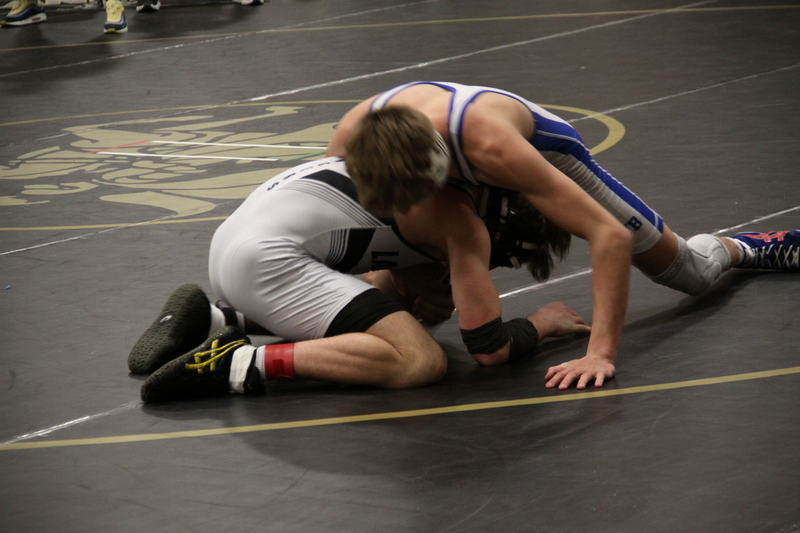 2026 Lafayette Fred Ross Boys and Girls Invitational XXXIX.jpg :: 2026 Lafayette 'Fred Ross' Invitational For both boys and girls. Fred Ross (Coach Ross) was a Wrestling High School Coach at Lafayette High School. Coach Ross coached Little League wrestling as well as High School. A staff of referees officiated the matches. The tournament was exciting with both boys and girls in the same gymnasium girls on one end of the gymnasium and the boys on the other side of the gymnasium. Wildwood, Missouri, United States 01-10-2026 