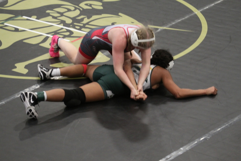 2026 Lafayette Fred Ross Boys and Girls Invitational XXXXVI.jpg :: 2026 Lafayette 'Fred Ross' Invitational For both boys and girls. Fred Ross (Coach Ross) was a Wrestling High School Coach at Lafayette High School. Coach Ross coached Little League wrestling as well as High School. A staff of referees officiated the matches. The tournament was exciting with both boys and girls in the same gymnasium girls on one end of the gymnasium and the boys on the other side of the gymnasium. Wildwood, Missouri, United States 01-10-2026 